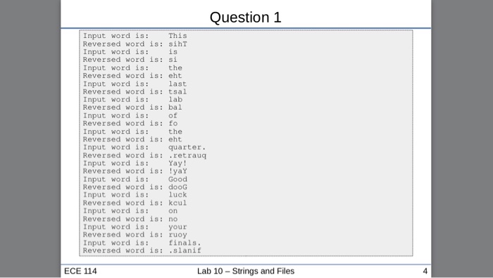 and returns the length of the string (i.e., the number of characters