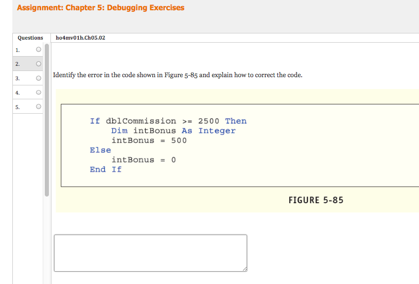 Questions ho4mv01h.Ch05.01 1, 2. O 3. 4. 5. Explain how the two