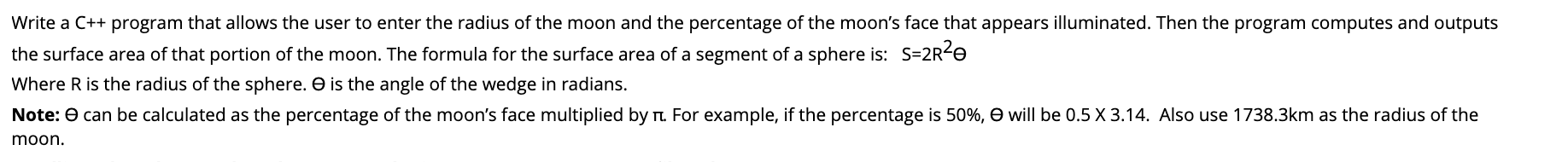 Write a C++ program that allows the user to enter the