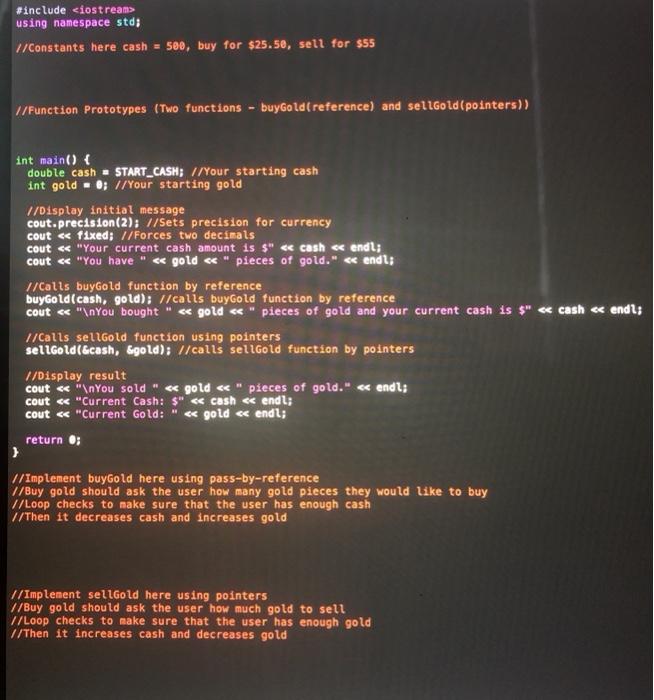 that you pass the data using pointers. *Note: the address above requires