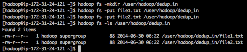 Use MapReduce to Remove Duplicated Records For this program, we will have