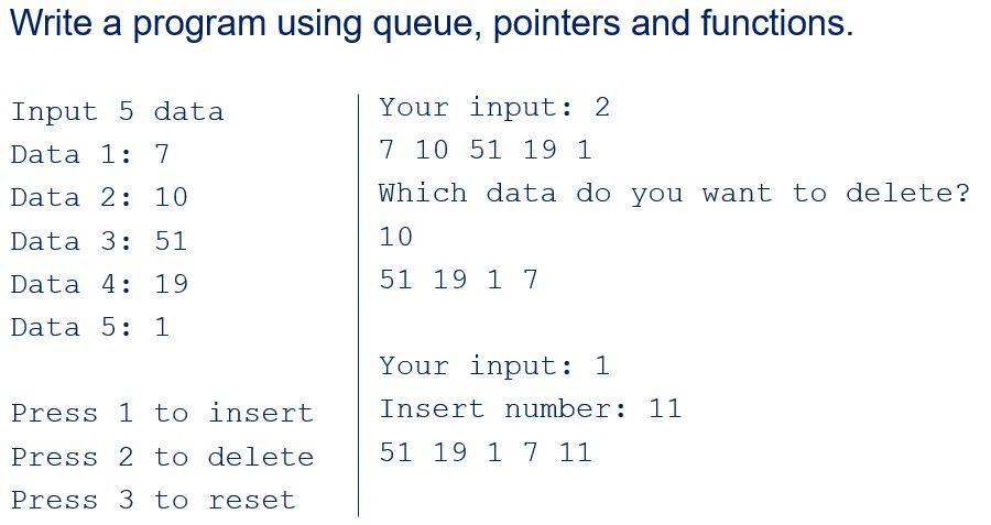  How to make C++ program based on above question ? Write