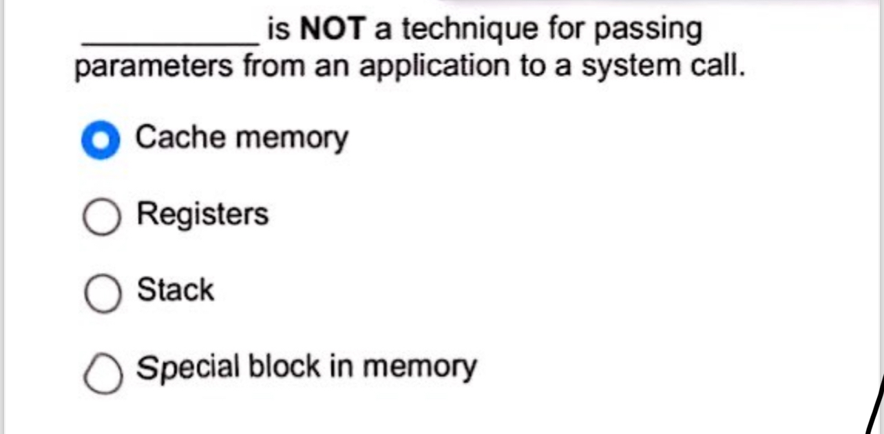  is NOT a technique for passing parameters from an application to