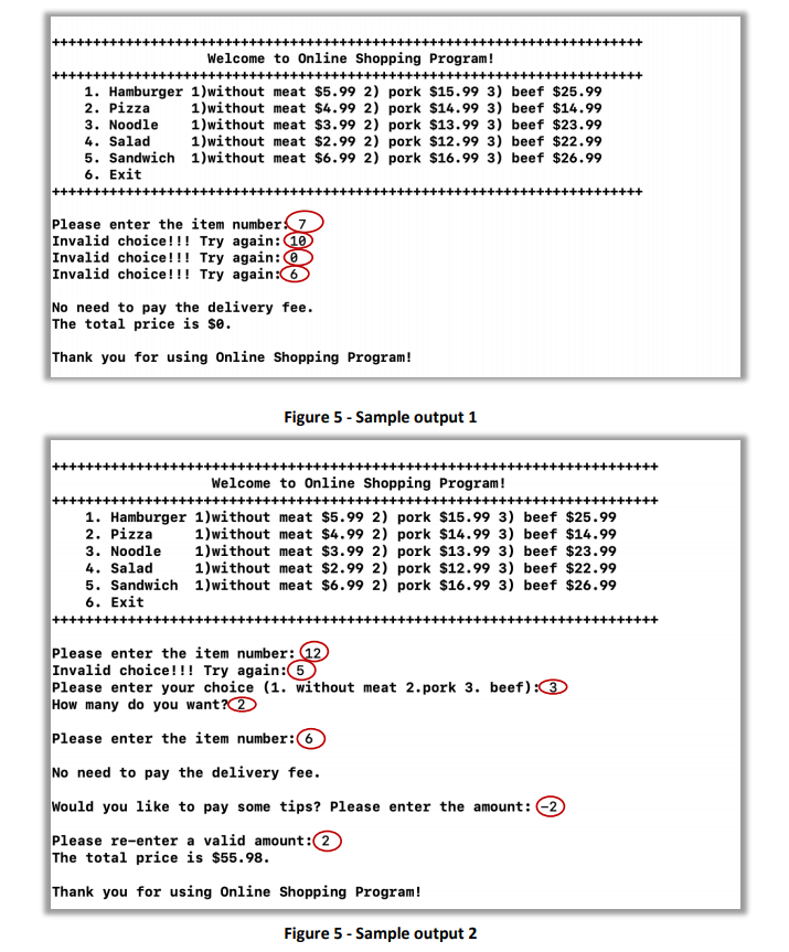 you will continue working on the online order program to help the