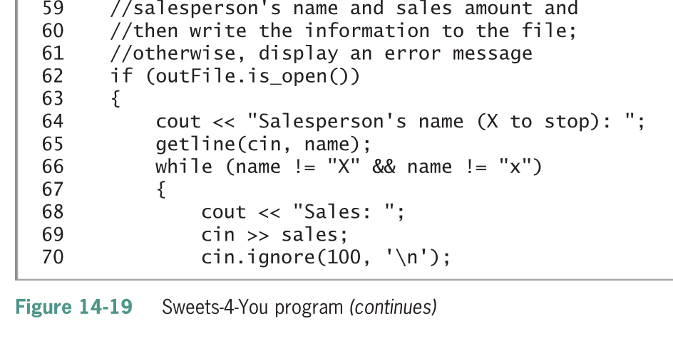 displays the following menu: Menu Options Add Records 2 Display Total Sales