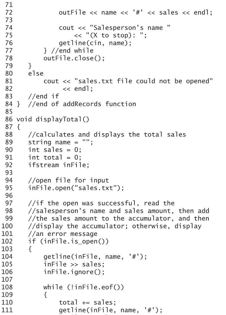 3 Exit If Cheryl selects option 1, the program should call a