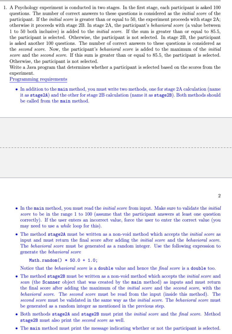  Please make simple program were only on beginner loops and methods