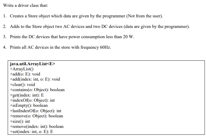 String example: Beirut/Hamra # devices: ArrayList + toString(): String Device #name: String