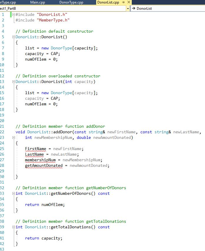 INPUThANDLER.H: DONORLIST.H : DONORLIST.CPP : DONORTYPE.H : DONORTYPE.CPP : MEMEMBERTYPE.H : MEMEBERTYPE.CPP