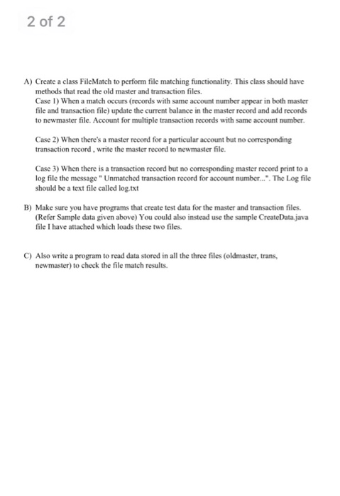 to use and edit is: Account.java // Serializable Account class for storing