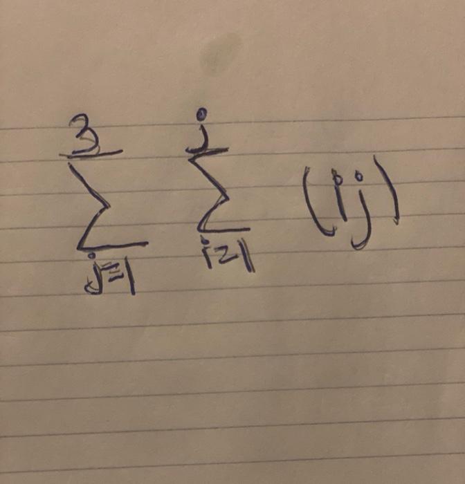 summation calculation WE (i)