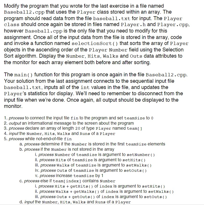 This is c++ program i need help with and it needs to