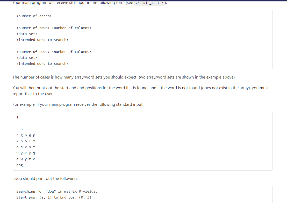 I'm supposed to code a word search in python3 but I'm