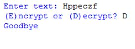 plaintext is replaced by a letter some fixed number of positions down