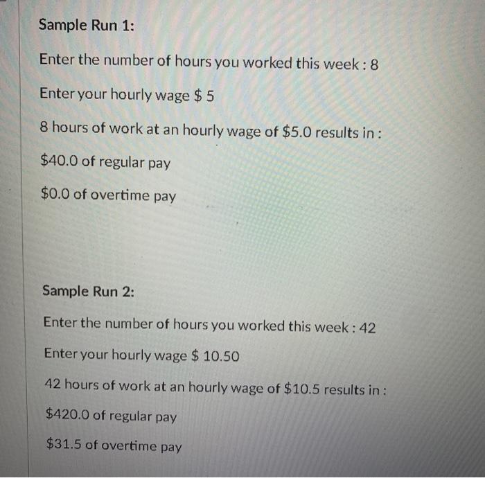 enter the number of hours that they have worked in a given