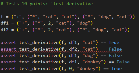  e =('*',2,('+','x',1)) import math import random class IllegalOperator(Exception): pass def calc(op,