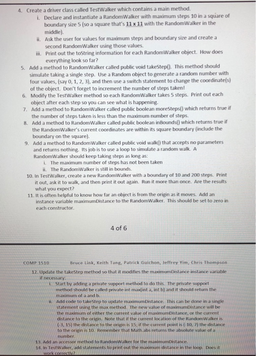 5 are related to this question. 3. A simple robot that walks