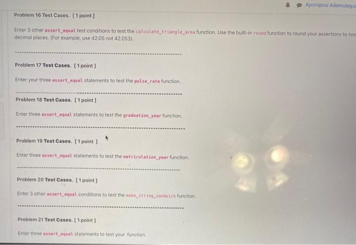 other assert_equal test conditions to test the calculate_triangle_area function. Use the built-in
