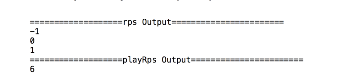 plz use java and only solve playRps dont use array rps This