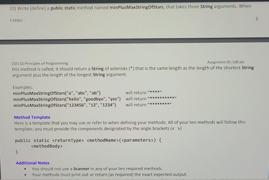to: Write methods that have no parameters no return value Write methods
