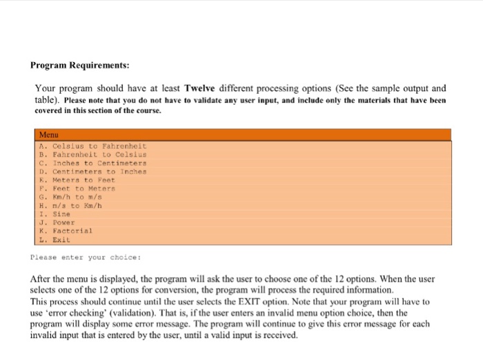 with Loop only For this question you are asked to create a