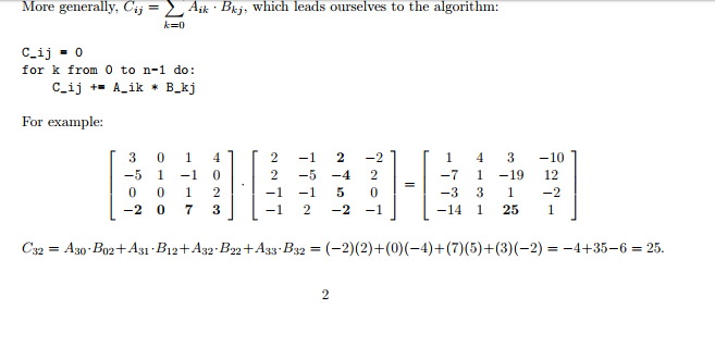 a matriz is a rectangular grid of numbers. Its dimensions are specified
