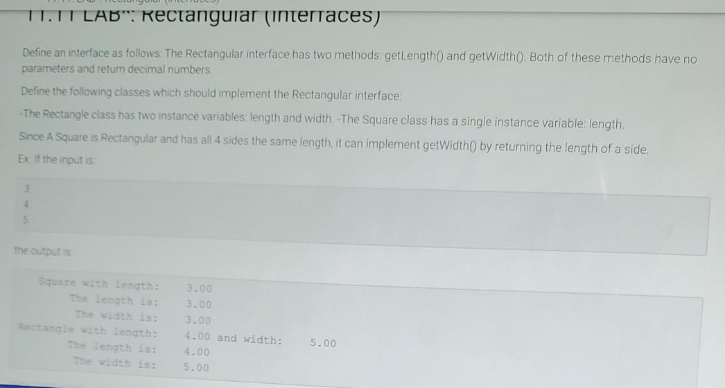  TI.IT LAB": Rectangular (interraces) Define an interface as follows: The Rectangular