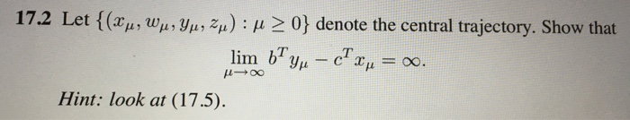  This is a question about linear programming. 17.5 is attached. 17.2