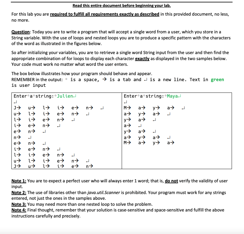 write a JAVA program that will accept a single word from a