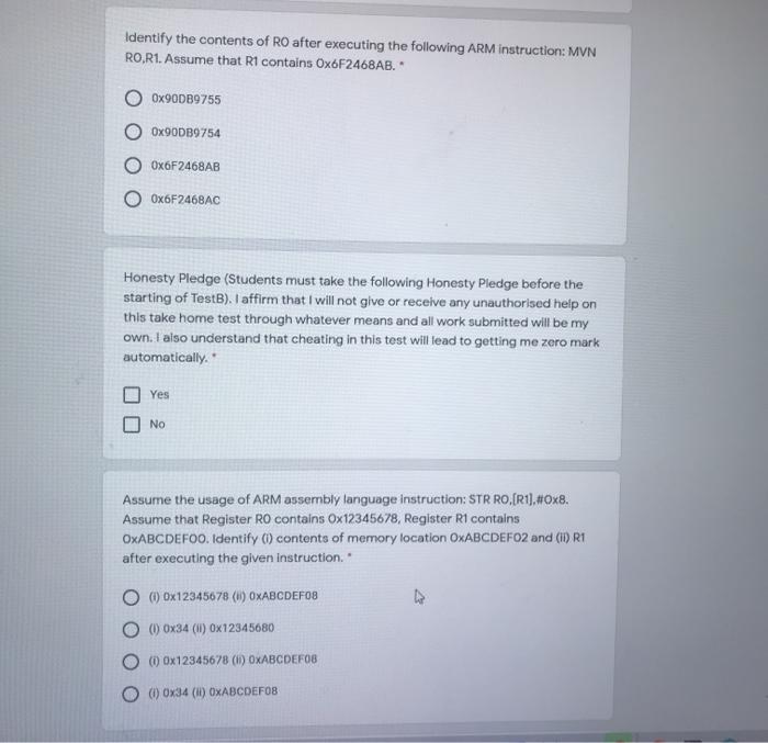  subject computer arch and orgnization answer fast please Identify the contents
