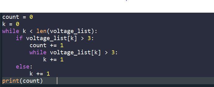 How I can change this while loop into a for loop? count