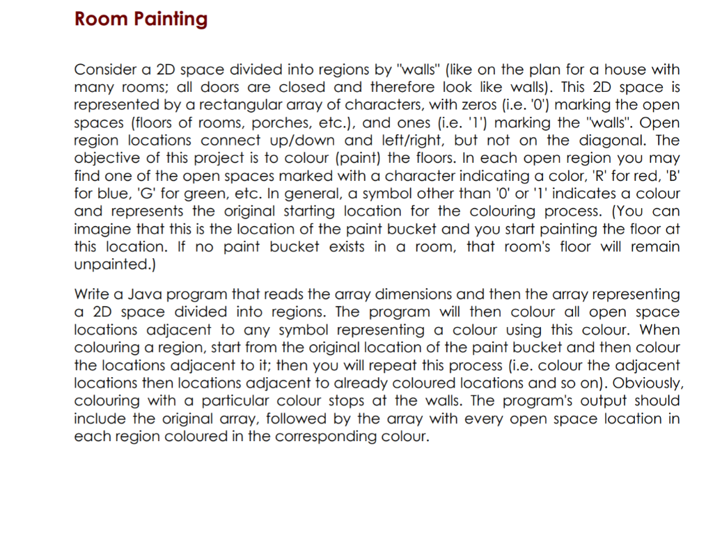 Please program this question in java. For the constructor for the Painter.java