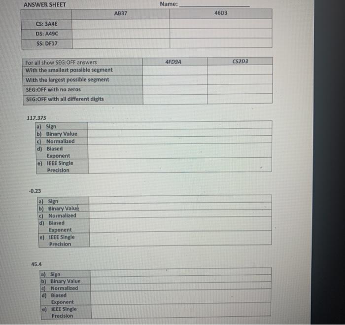 only 16 bits - but the address values are 20 bits. This