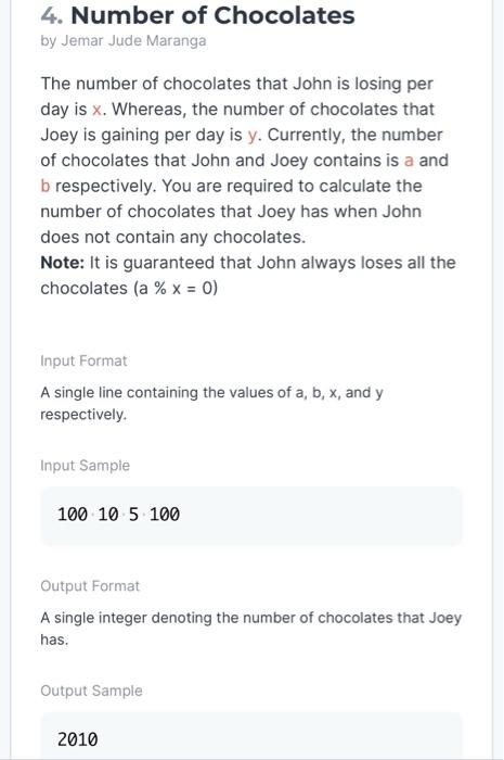 help me code this one with C language pls 4. Number of