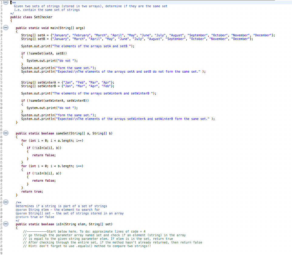 IN JAVA 2 3 4 5 6 7 8 9 0 Given