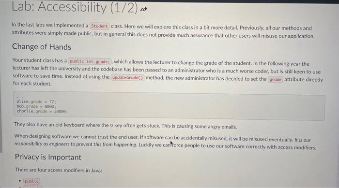 I have shared with a starter code In the last labs