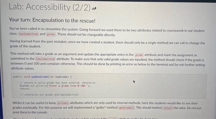 bit more detail. Previously, all our methods and attributes were simply made