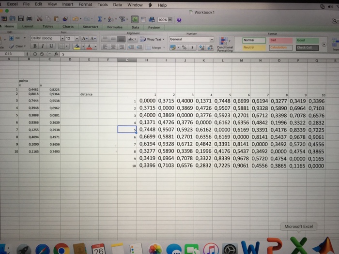  I need a matlab code to calculate distances between n points.