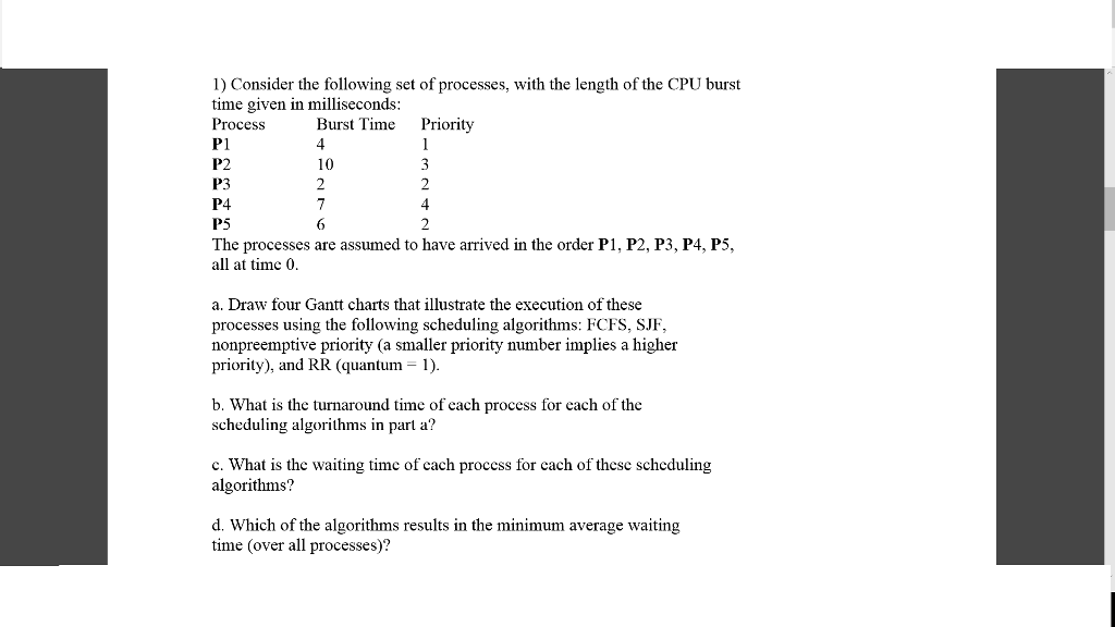 This question is on my operating system class. please make sure