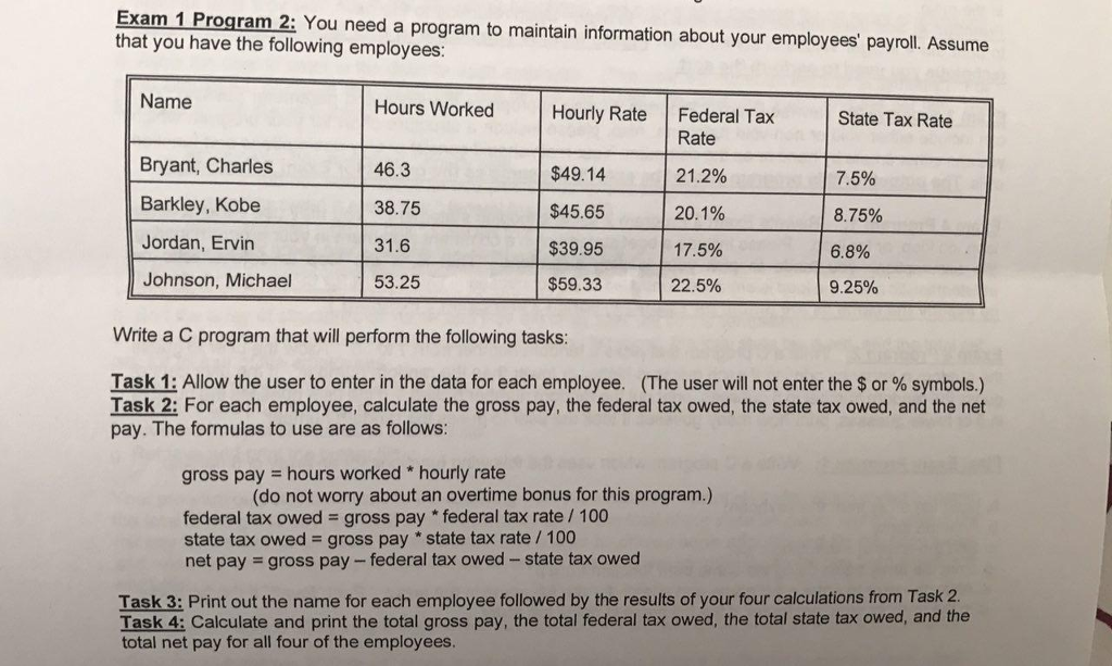 this is a C program (in Visual studio) You need a program