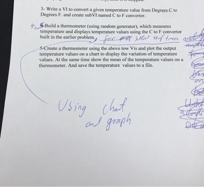  Please solve this in LabView software not by hand 3- Write