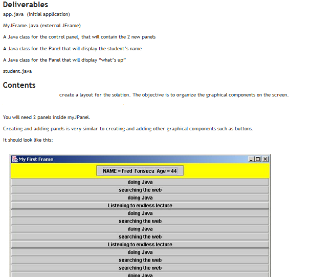  student.java public class Student extends Person{ String status; String Major; Student(String