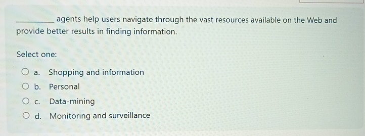  agents help users navigate through the vast resources available on the