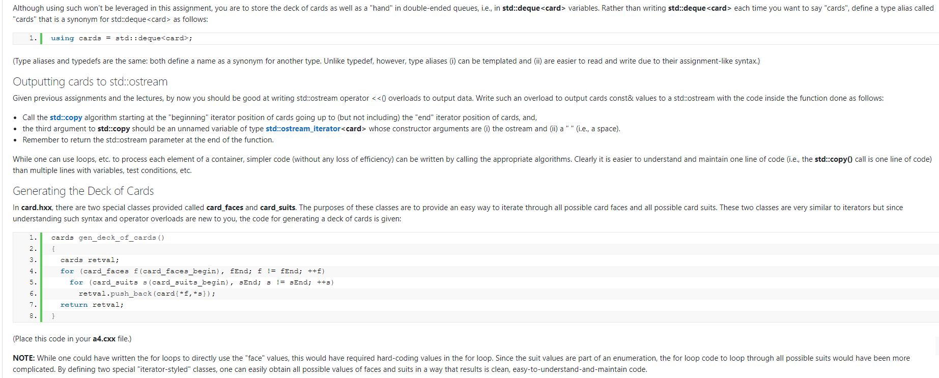 Here is card.hxx file #ifndef card_hxx_ #define card_hxx_ //=========================================================================== #include #include #include