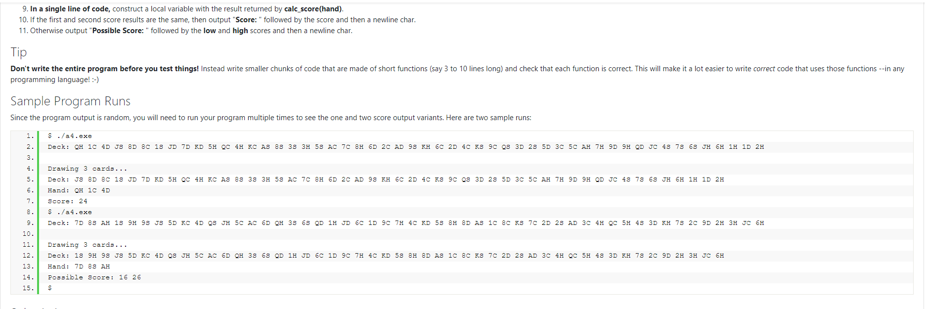 default construct invalid card value when face_ == 0... constexpr card() :