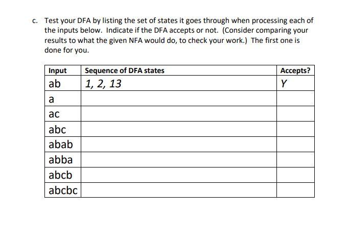is also explained in the textbook (Sipser proof of Theorem 1.39). a.