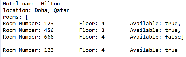 I NEED IT quickly plz about 25 mins Implement a Hotel application