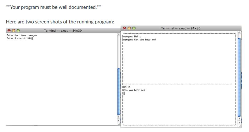 GUI (C program not C++) You are asked to implement a program