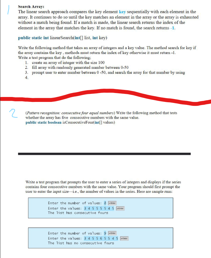  In JAVA (simplest) form... noting complicated! sperate one an 2! Search
