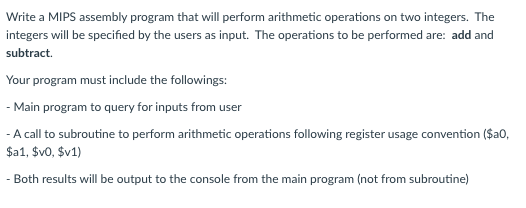  how to do this? Write a MIPS assembly program that will